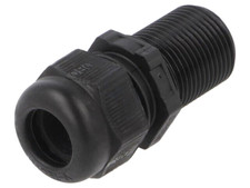 2022987 Cable gland; with long thread; M20; 1.5; IP68; polyamide; black 'UK'