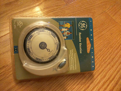 New GE Random Vacation 7 Day Timer GE 5111N Indoor Use Only