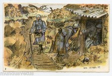 a/s GABARD . WW1 . Guerre . War . AUX LETTRES . LETTER . MAILS. Patriotique