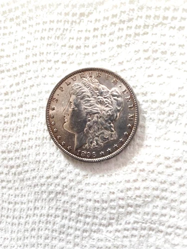 1896 MORGAN SILVER DOLLAR COIN GEM BU EXCELENT CONDITIOND