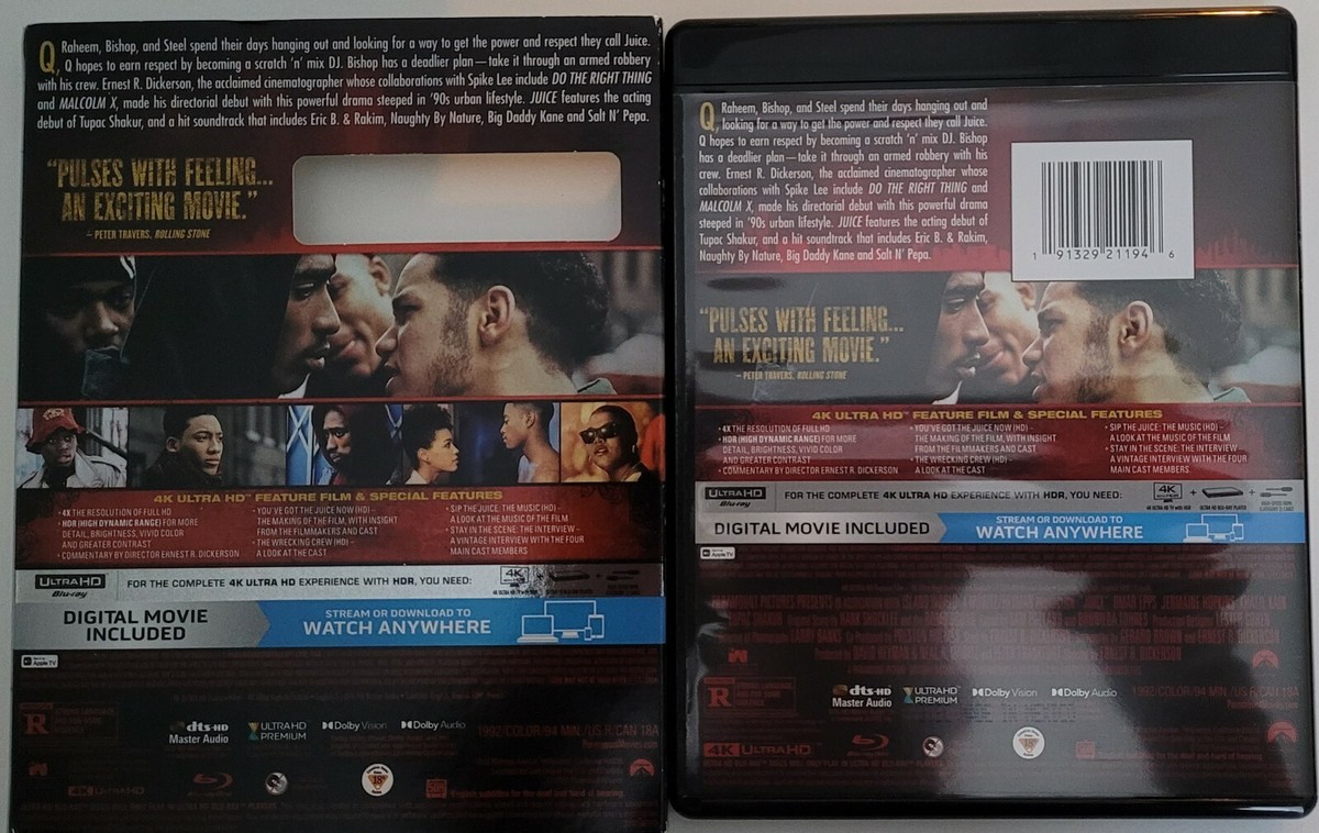 JUICE 4K ULTRA HD WITH SLIPCOVER SLEEVE FREE SHIPPING 191329211946