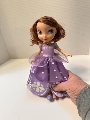 Sofia the First Plus Doll Disney Purple Dress Princess 13'' Missing 1 Shoe