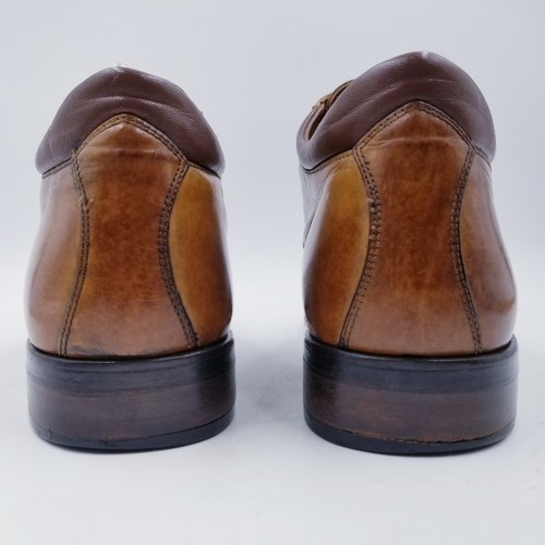 Stivaletti Johnston Murphy Cellini Made in Italy pelle di cervo marrone taglia 9 M - Foto 6 di 21