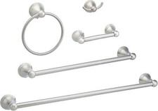 5-Piece Set, Satin Nickel AB-BR817-SN Bathroom Hardware Set, Multi-Piece