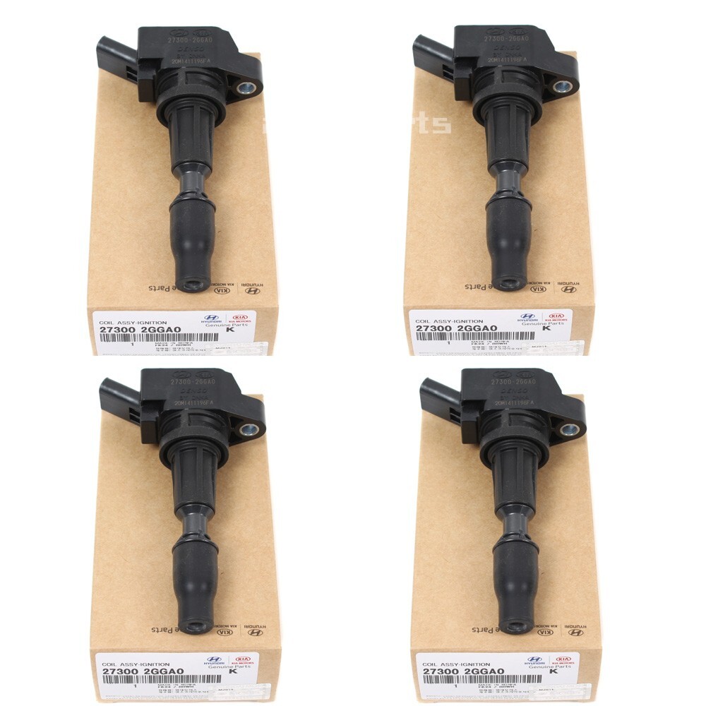 Genuine 273002GGA0 Engine Ignition Coil Assembly 4ea For Hyundai