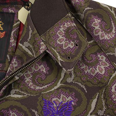 s*e様 BARACUTA X NEEDLES JACQUARD G9 JACK NWT $690 Baracuta x Needles Brown Polyester Harrington G9 Jacquard