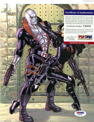 Autógrafo firmado Maurice LaMarche GI Joe Destro 8x10 foto PSA ADN certificado de autenticidad db-21 - Imagen 4 de 10