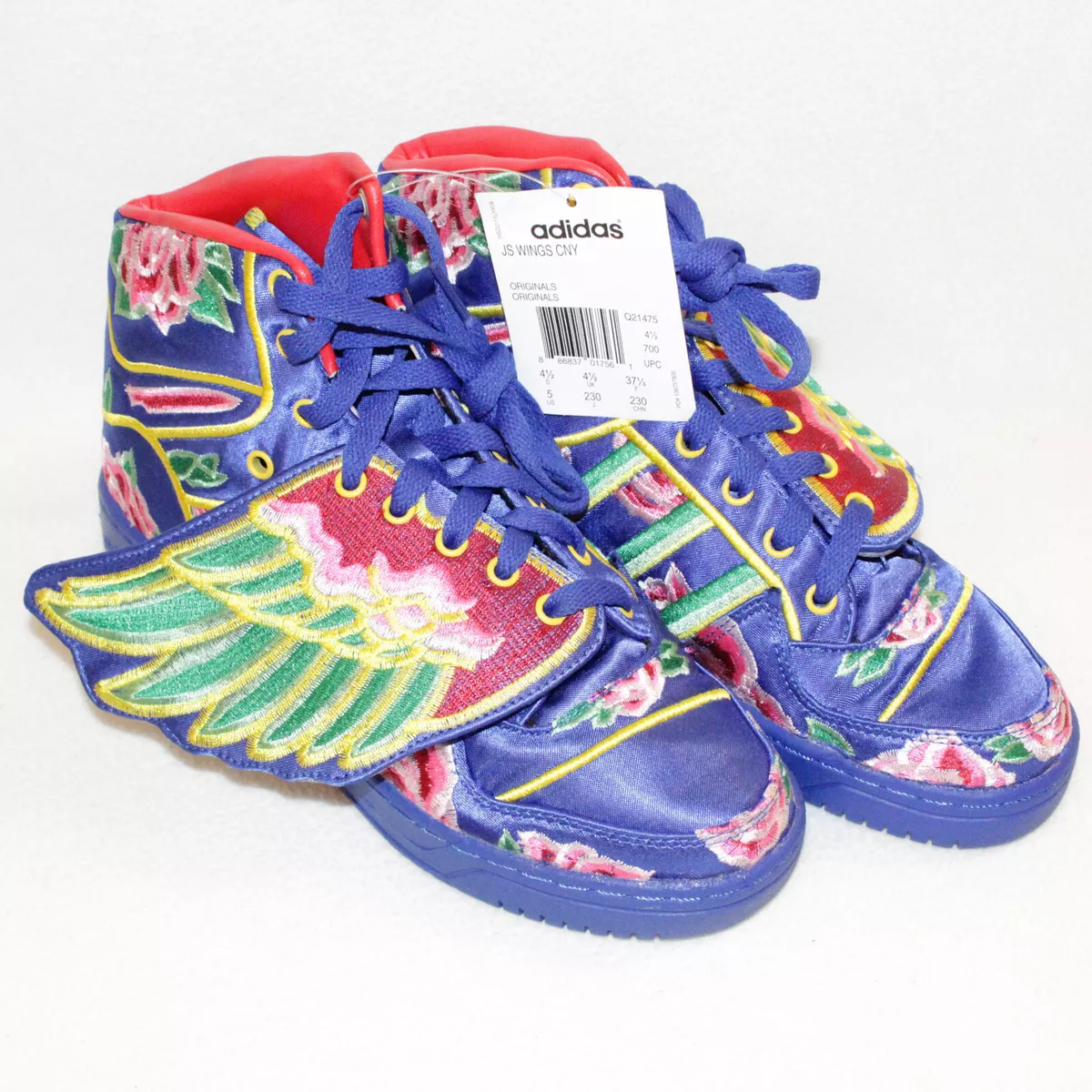 BRAND NEW JEREMY SCOTT WINGS CNY Adidas Originals Chinese Lunar New Year ~  Sz 5