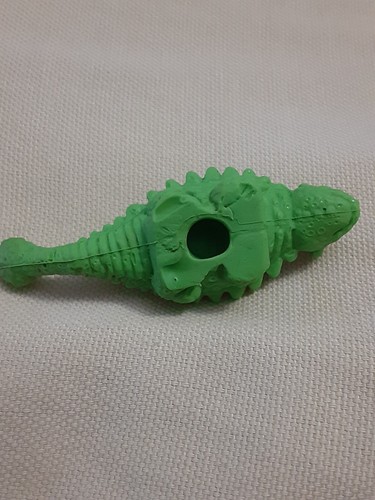 Vintage Diener Green Ankylosaurus Pencil Top Topper Eraser Dinosaur Figure - Picture 3 of 3