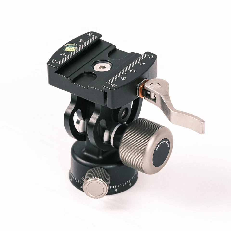 Leofoto VH-20LR 2-Way Monopod Head | Arca Compatible Lever Clamp - Image 4 of 4