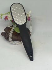 Stainless Steel Pedicure File Callus Remover Foot File - Black - New