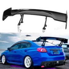 For 2008-2014 Subaru Wrx Sti Gloss Black 46 Gt Rear Trunk Spoiler Racing Wing
