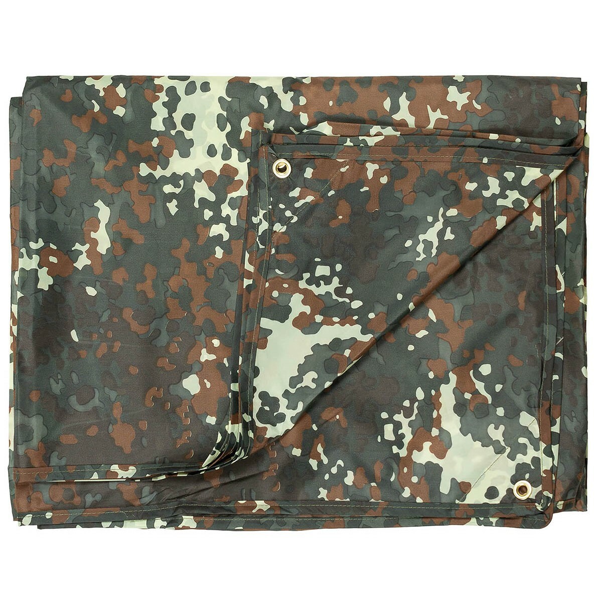 Max Fuchs® Outdoor Bushcraft Lona Impermeable Lona 3x3m BW Camuflaje Alemán