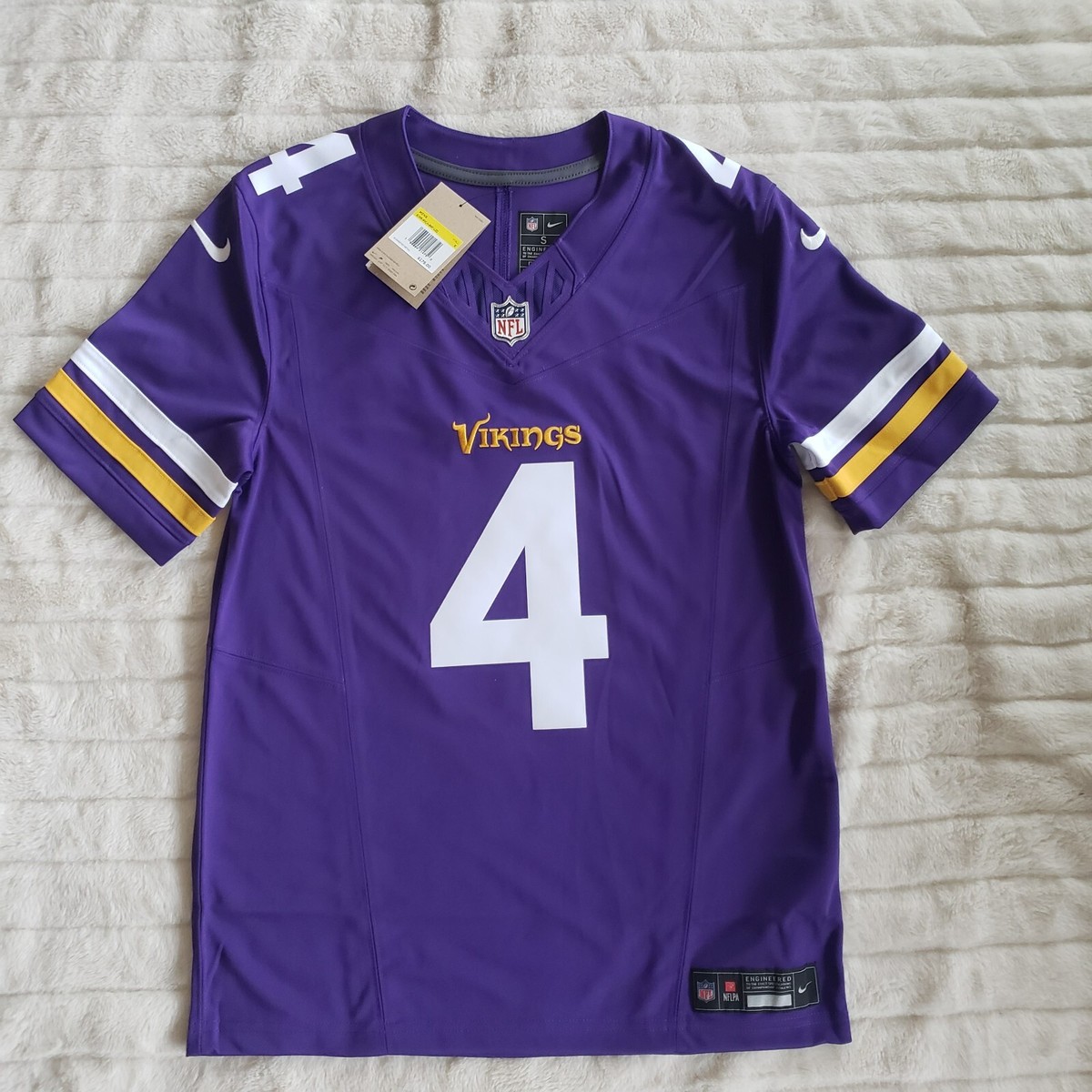Minnesota Vikings #4 DALVIN COOK Purple Nike Vapor Dri-Fit Jersey