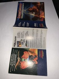 ⭐️NOTICE/MANUEL⭐️ IRONSWORD WIZARDS & WARRIORS 2 FRA NINTENDO NES + POSTER !!!