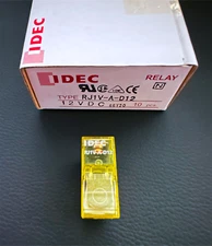 RJ1V-A-D12 IDEC PCB Power Relay 12VDC SPST-NO 12A 29x13x25.5 mm