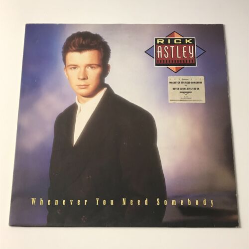 Rick Astley - Wann immer Sie jemanden brauchen LP Vinyl Schallplatte - PL71529 EX