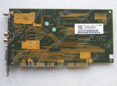 1pc used AWE64 Gold CT4390 ISA Sound Card | eBay