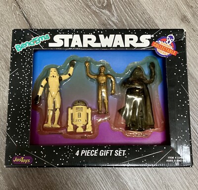 Star Wars Bend-Ems 4-Piece Gift Set Just Toys Star Wars Vintage 1993 New Sealed