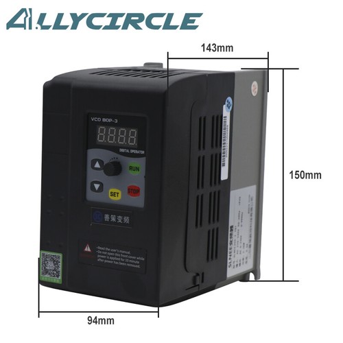 2.2KW Water Cooled Spindle Kit ER20 24000RPM AC220V 2200W Spindle&2.2KW VFD - Picture 11 of 13
