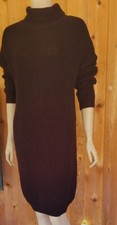 Boohoo Sweater Dress Womens  Black Turtleneck Long Sleeve Stretchy Size M or L
