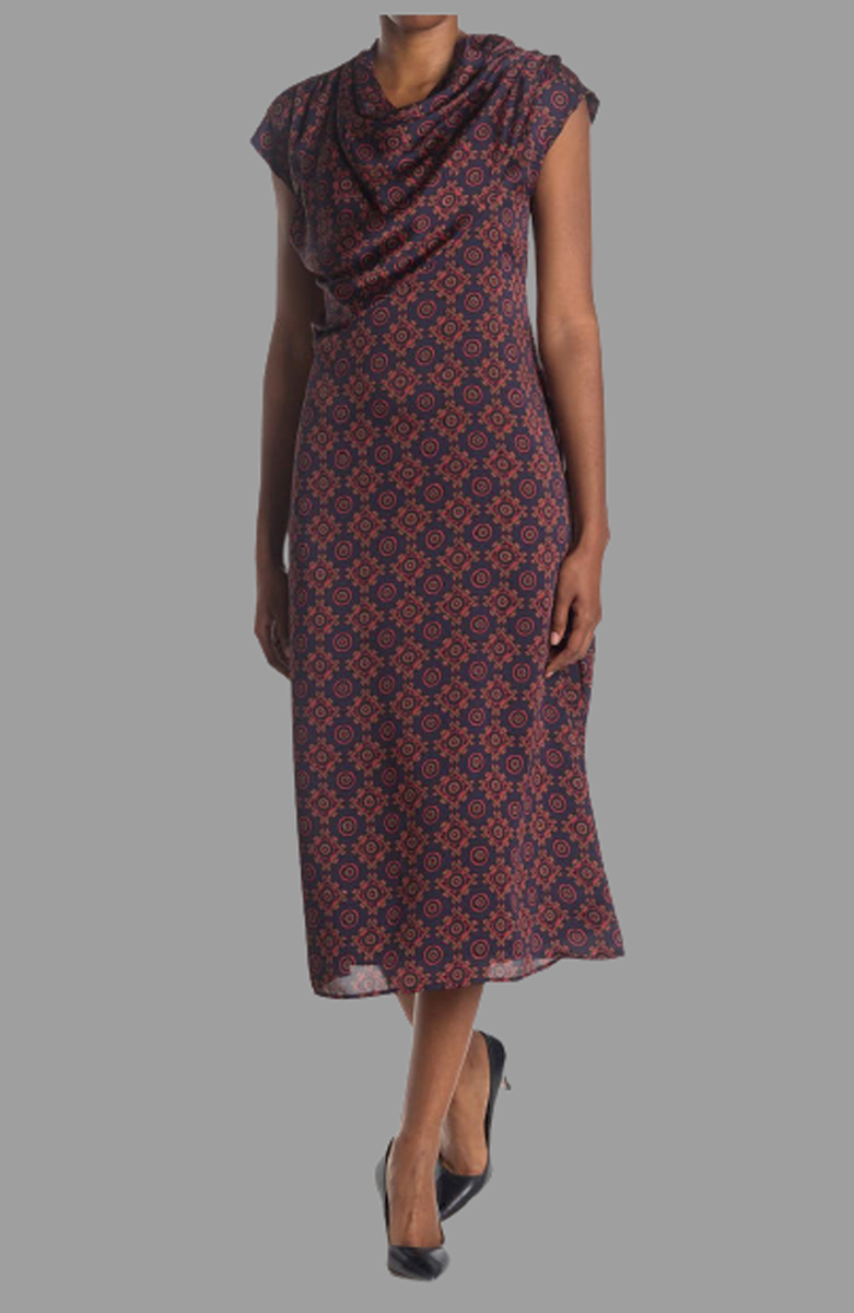 red dress club monaco Mid-length dress Club Monaco Red size 0 US in Polyester
