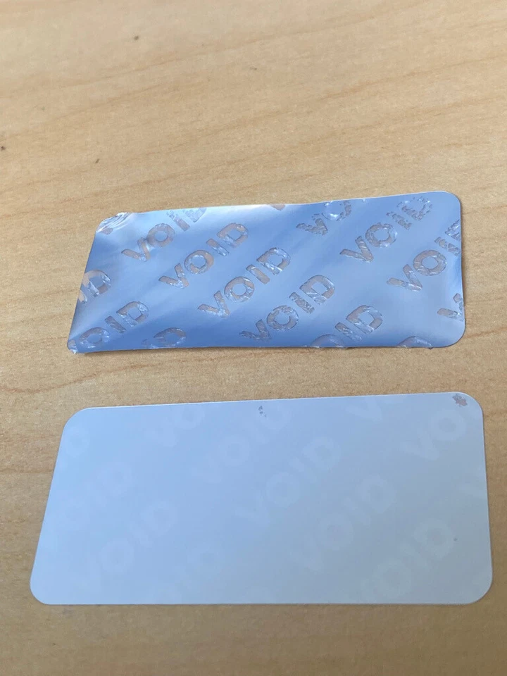 500 CUSTOM PRINTED 2 INCH QR CODE SERIAL NUMBER SECURITY VOID LABELS - Image 2 of 4