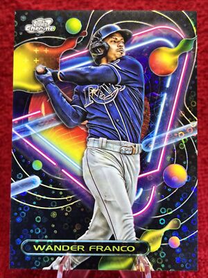 2023 Topps Chrome Cosmic Black Eclipse Wander Franco #/10 Refractor