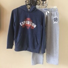 The Childrens Place 2 Piece Hoodie Sweat Pant Boys