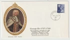 11/10/1978 UK GB Cover - Queens & Kings - George II 1727 - 1760