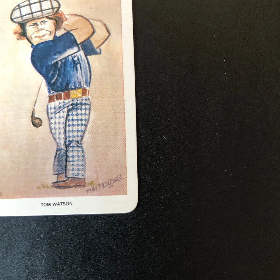 1979 Venorlandus Ltd. Tom Watson Our Heroes World of Sport #23 Golf - Image 4 of 4