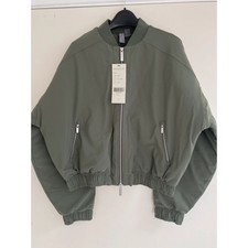 Sweaty Betty Explorer Bomber Jacket Ivy Green Size M Uk 12