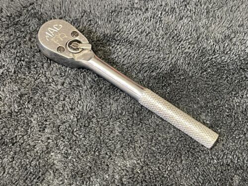 Vintage Mac MR5 1/4" Drive Pear Head Knurled Handle Ratchet USA V1 - Picture 4 of 13