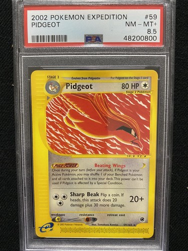 Pidgeot graded PSA 8.5 for sale on eBay