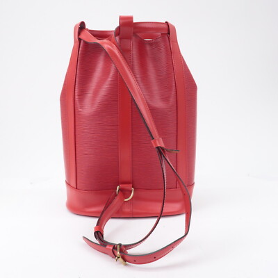 Louis Vuitton Epi Randonnee PM Shoulder Bag Castilian Red  display picture 1