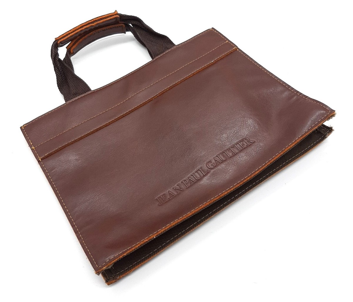 90s Jean Paul Gaultier leather hand bag