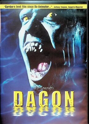 H.P. LOVECRAFT'S DAGON (DVD, 2001) HORROR FANTASY Stuart Gordon CULT Ezra Godden