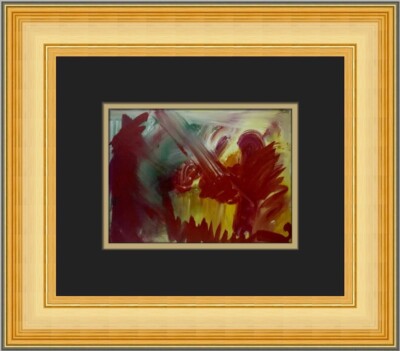 Peter Max Oregon Impression Custom Framed Print