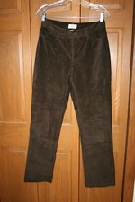 VTG Women's Suede Leather Pants 6 GAP Western Riders Bootcut