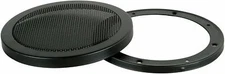 Parts Express Steel Mesh 2-Piece Grill for 8" Speaker Black