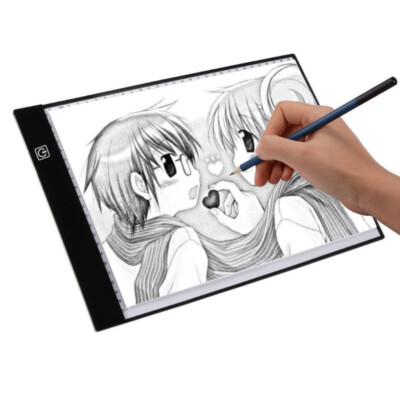 A4 LED Lichttisch Leuchttablet Tracing Lightpad Board Dimmbar Zeichenbrett USB