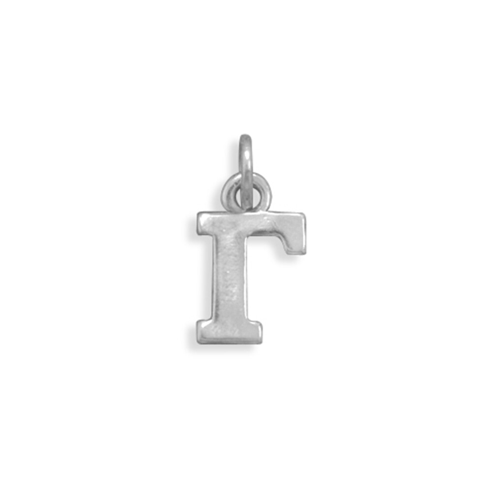Greek Alphabet Letter - Gamma Charm Sterling Silver - Made in the USA Greek Alphabet Letter - Gamma Charm Sterling Silver - Made in the USA