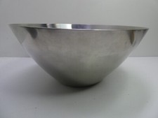 VINTAGE MID CENTURY STAINLESS STEEL MIXING BOWL LUNDTOFTE DENMARK SCANDINAVIAN
