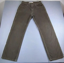 Levis 569 Corduroy Jeans 34x34 Brown Loose Straight Leg Relaxed Roomy Y2K Skater