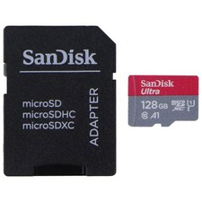SanDisk Ultra A1 microSDXC UHS-1 Card with Adapter 140MB/s - 128GB