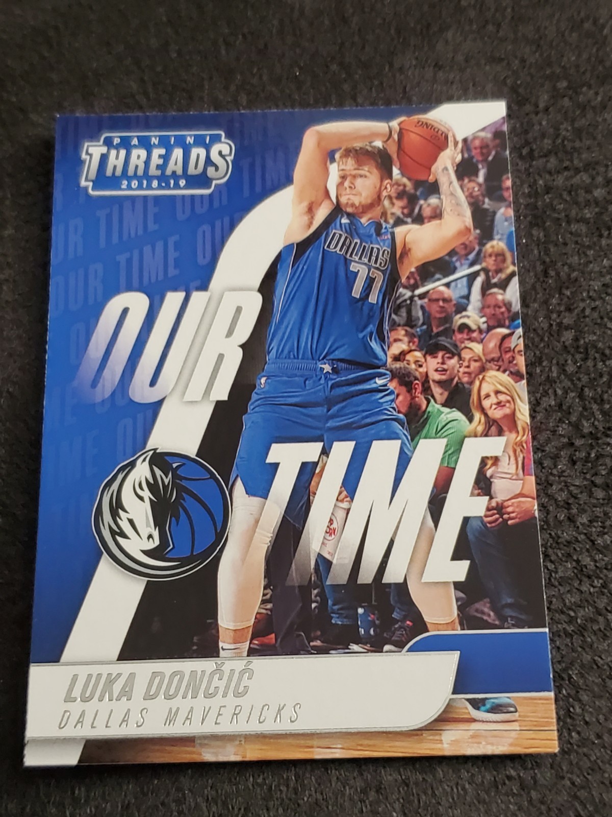 2018-19 Threads LUKA DONCIC Rookie Our Time Insert #15 Dallas Mavericks