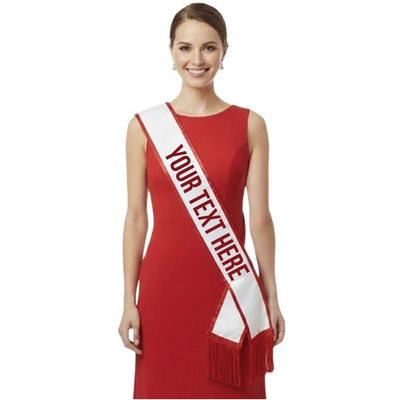 #ad Custom Sash Personalized With Your Text $16.00