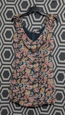 Abercrombie & Fitch Floral Print Short Dress Size L (A10)