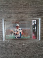 Tom Brady METAL 2000 #267 HGA 8 ROOKIE INVESTMENT NEW ENGLAND PATRIOTS CARD. rookie card picture