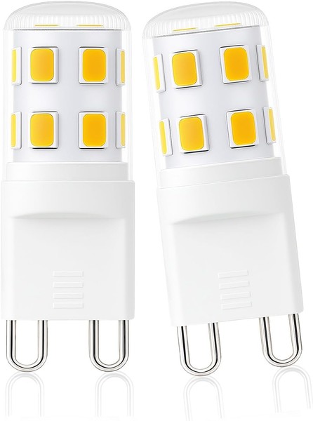 G9 LED Leuchtmittel 2W Warmweiß 3000K Ersatz FüR G9 20W 25W 28W Halogenlampe, K-image
